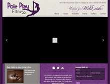 Tablet Screenshot of poleplayfitness.com